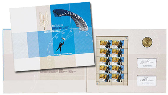 2007 Australia $1 PNC (Special Air Service presentation folder )